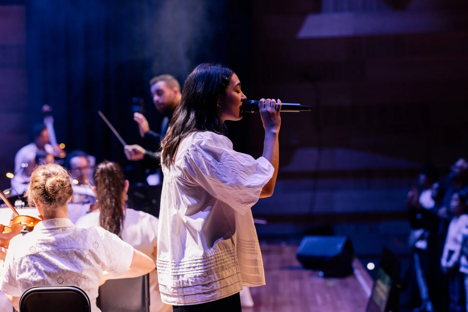 Australian Christian Choir singing at a live concert event
