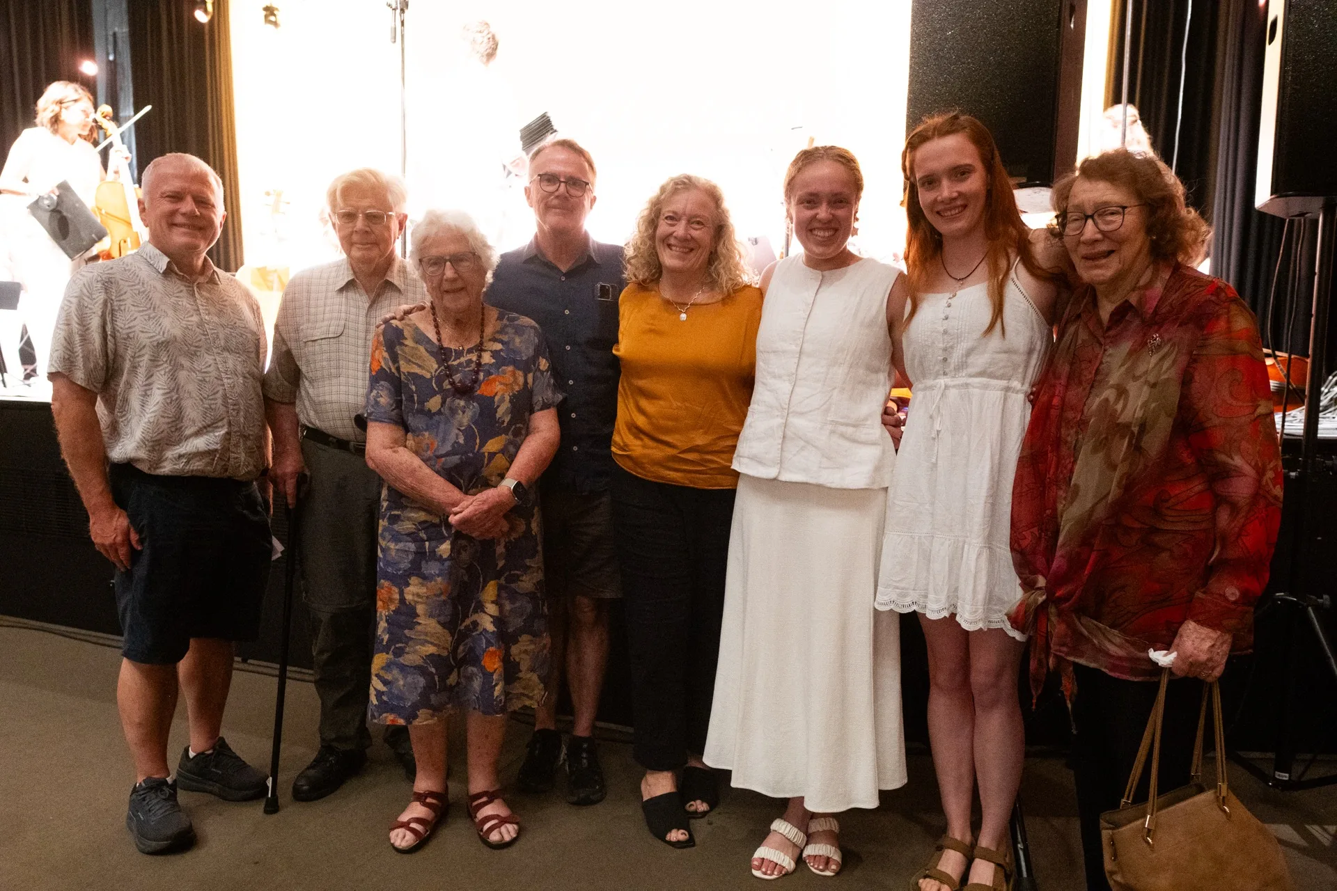 Australian Christian Choir members worshipping together during a live performance