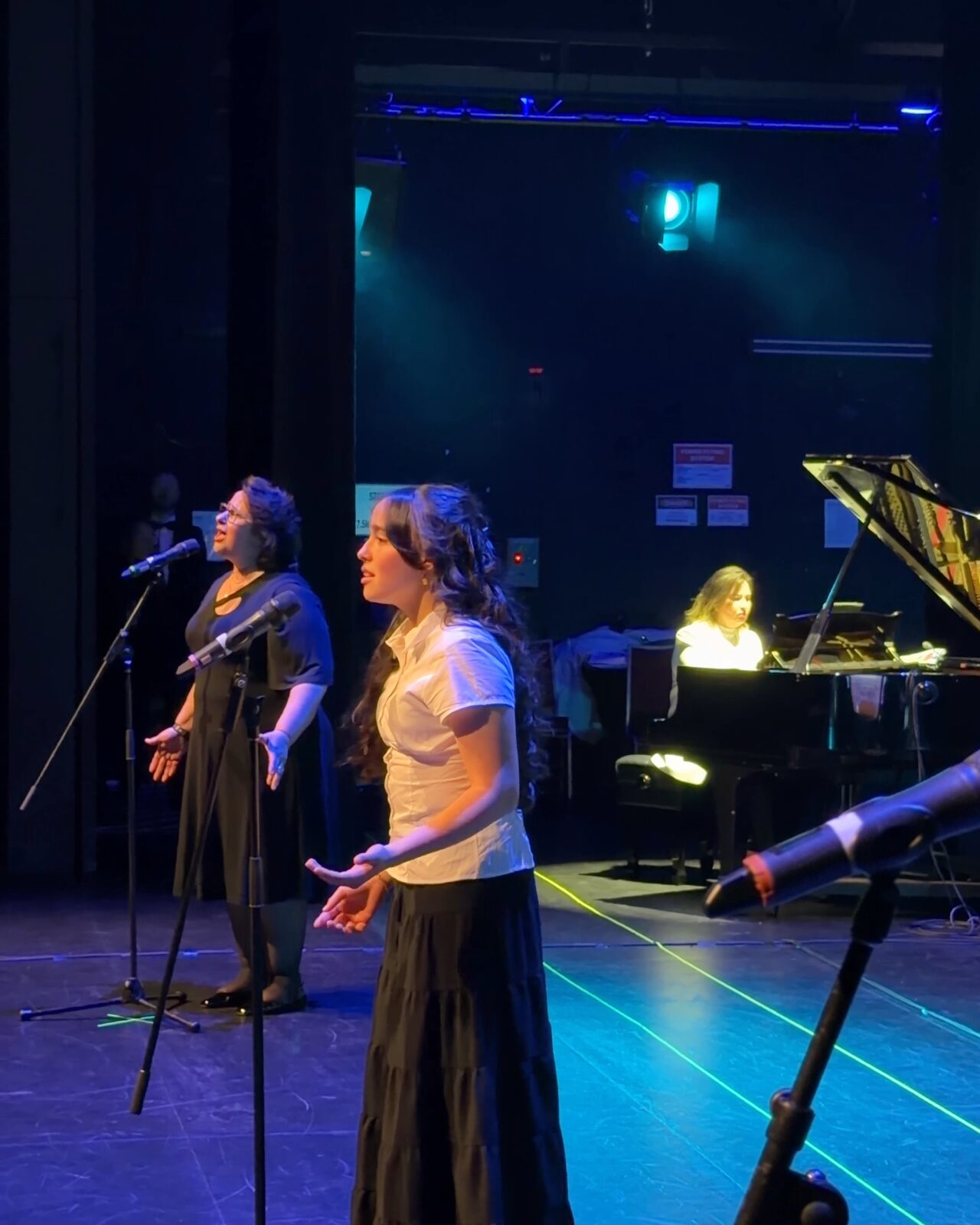 Two young vocalists singing at the Australian Christian Proms, 2026